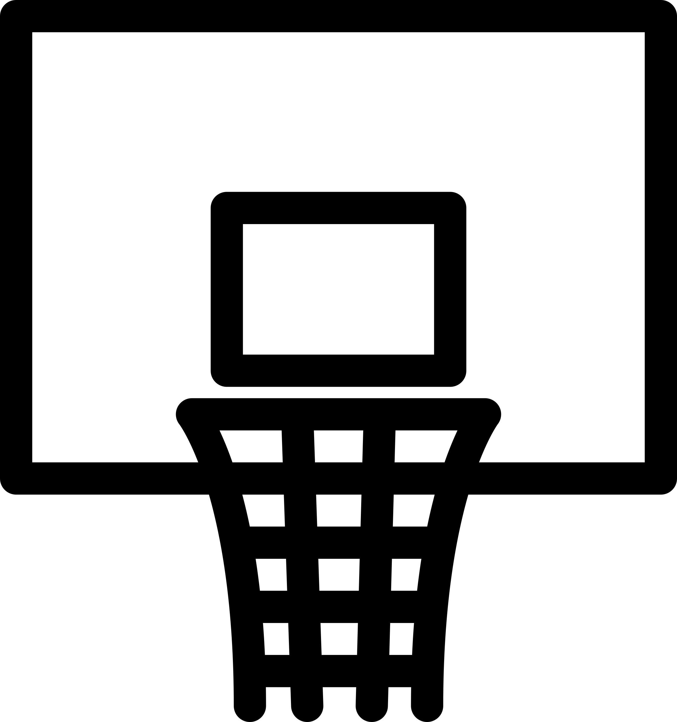Basketball Hoop Silhouette Cutting Svg Files Free Vectors